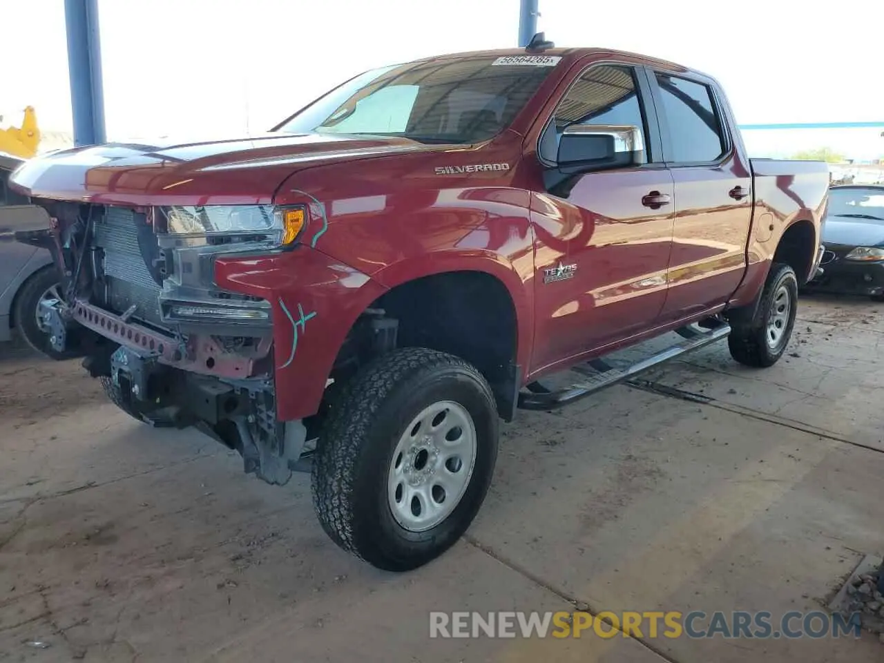 1 Photograph of a damaged car 1GCPWCED4KZ127584 CHEVROLET ALL Models 2019