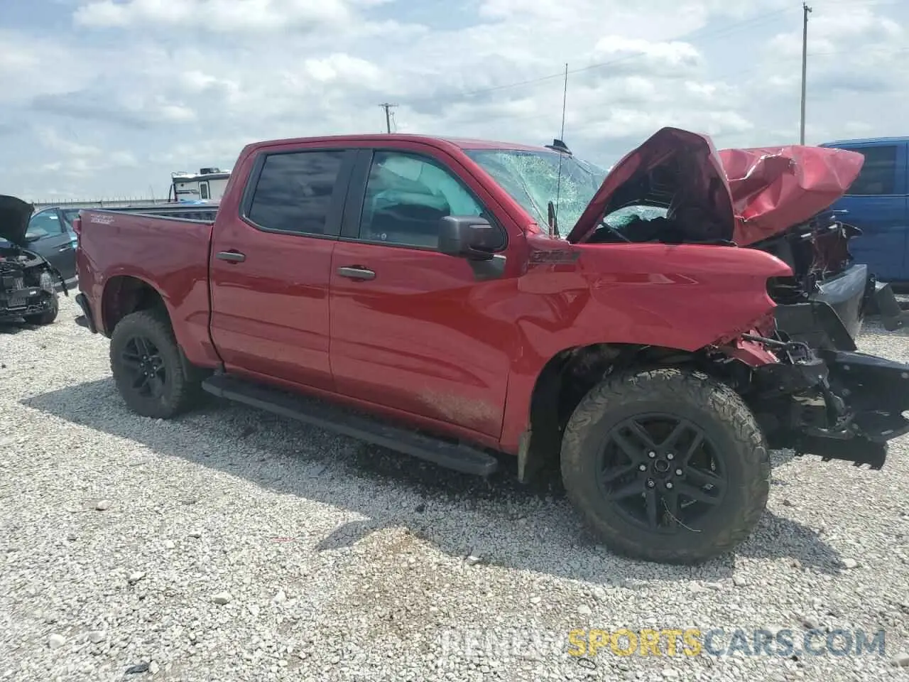 4 Photograph of a damaged car 1GCPYCEF7KZ351590 CHEVROLET ALL Models 2019