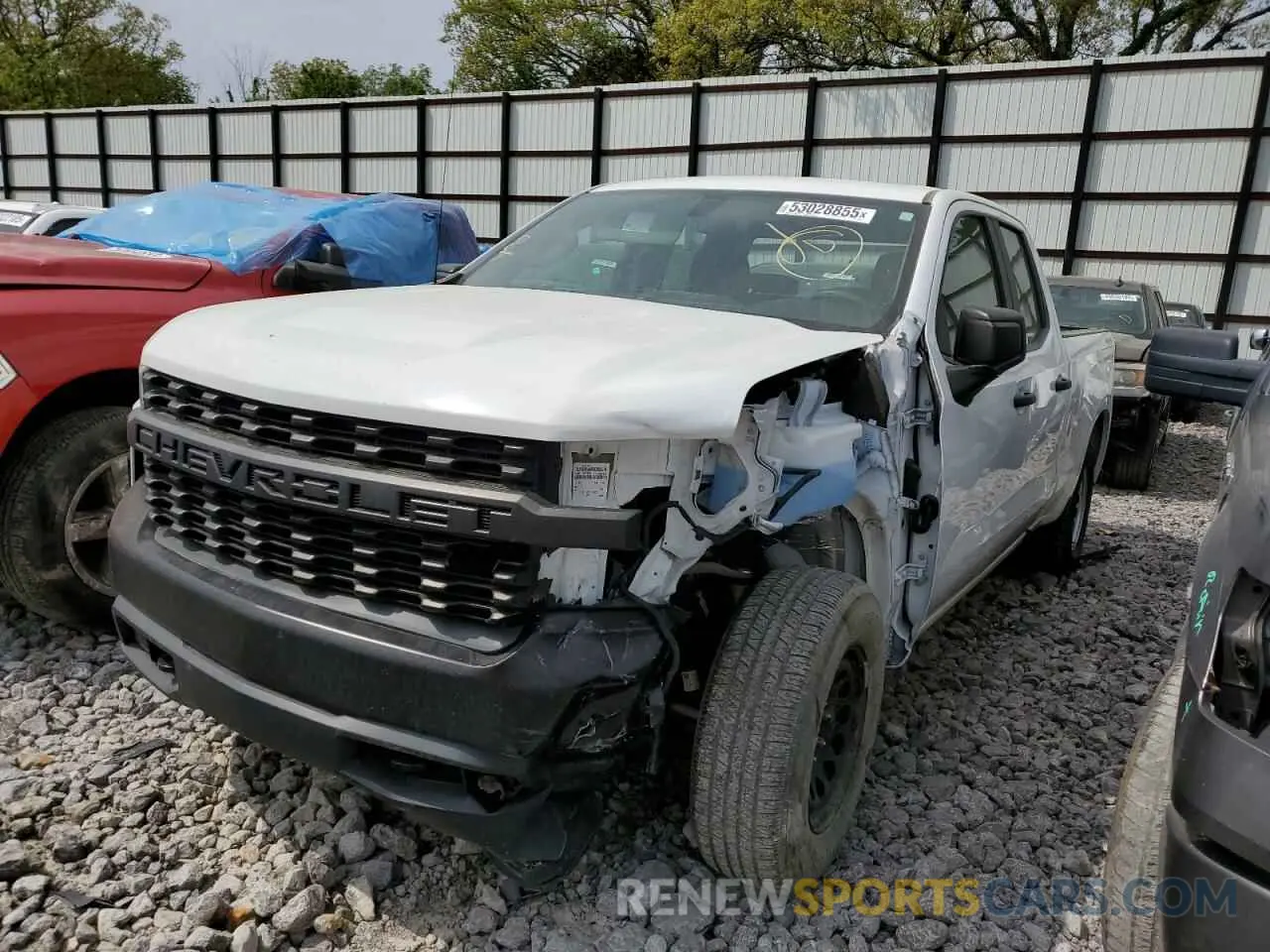 1 Photograph of a damaged car 1GCRYAEH6KZ276556 CHEVROLET ALL Models 2019
