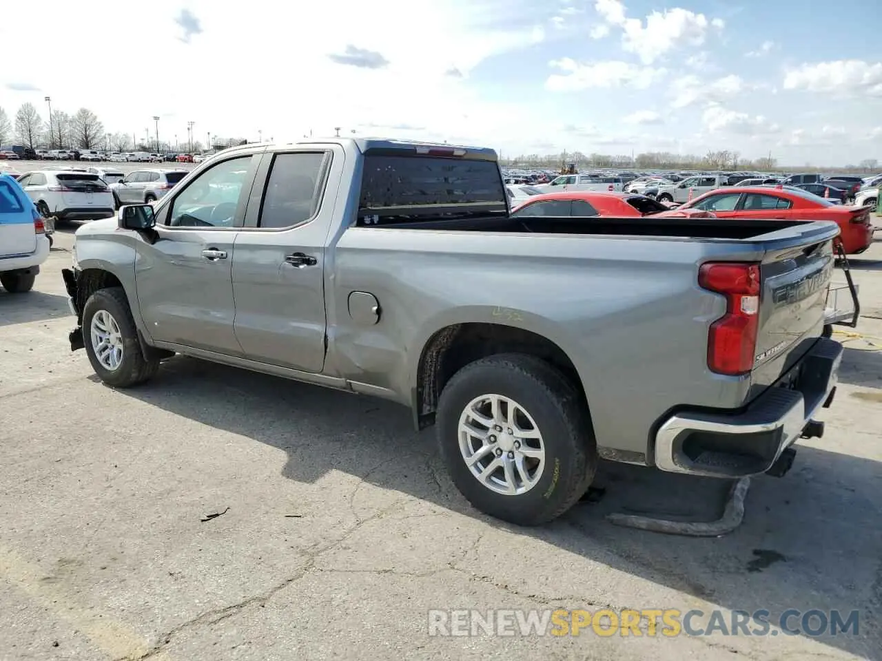 2 Photograph of a damaged car 1GCRYDEDXKZ303594 CHEVROLET ALL Models 2019