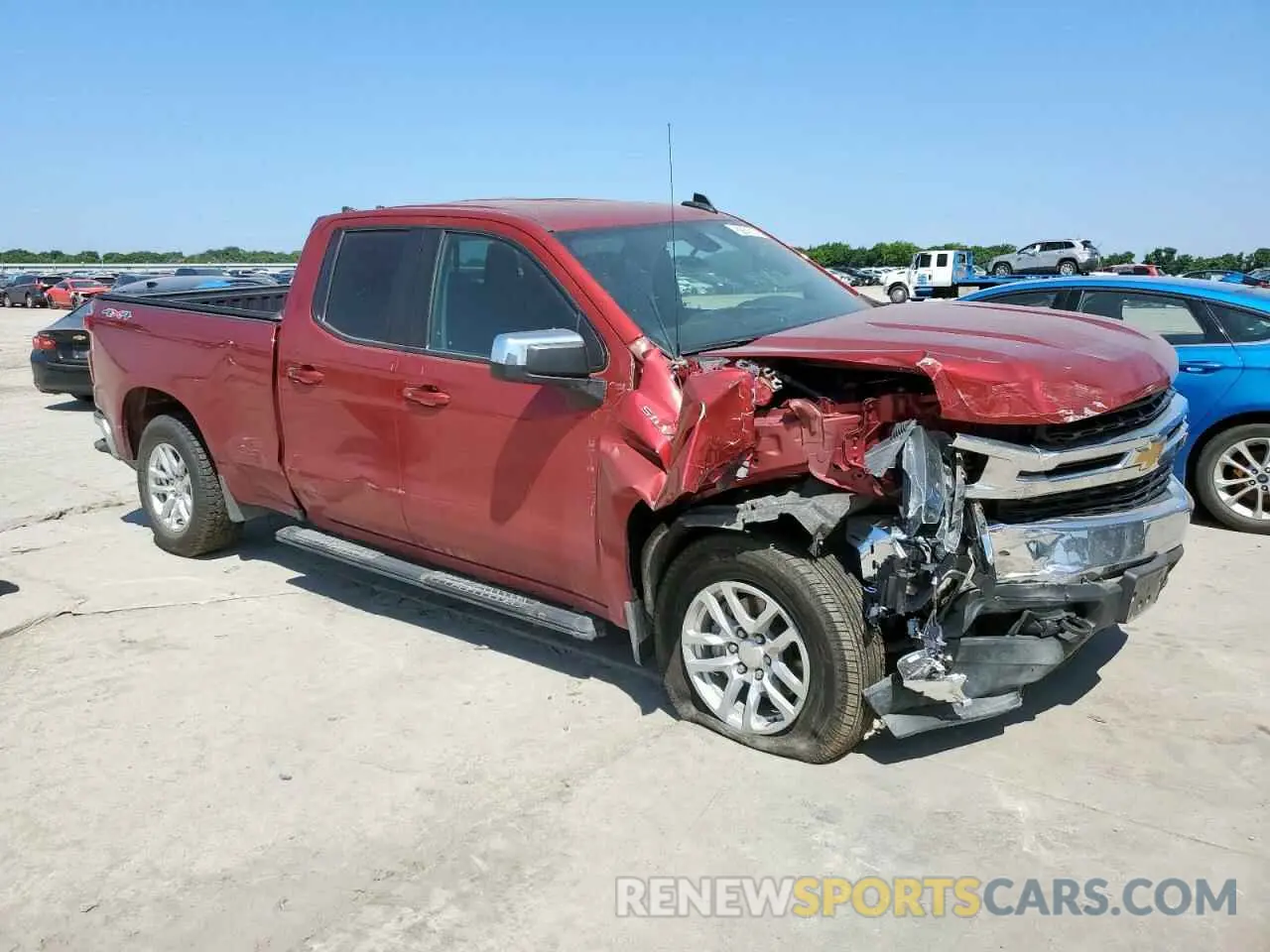 4 Photograph of a damaged car 1GCRYDEK3KZ192370 CHEVROLET ALL Models 2019