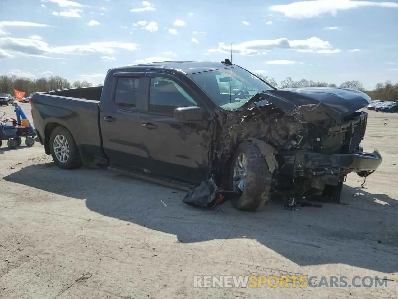 4 Photograph of a damaged car 1GCRYEED6KZ264122 CHEVROLET ALL Models 2019