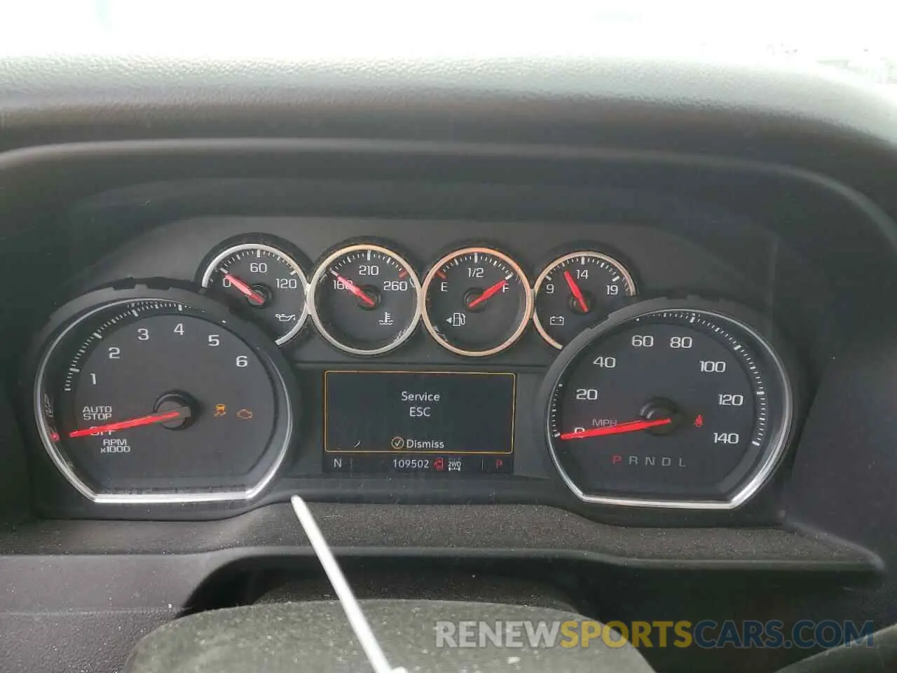 9 Photograph of a damaged car 1GCUYDED2KZ139736 CHEVROLET ALL Models 2019