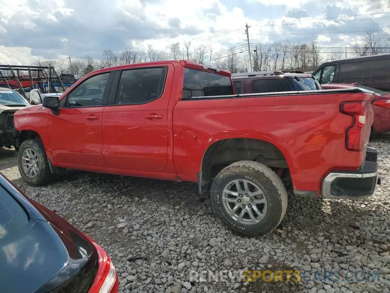 2 Photograph of a damaged car 1GCUYDEDXKZ128208 CHEVROLET ALL Models 2019