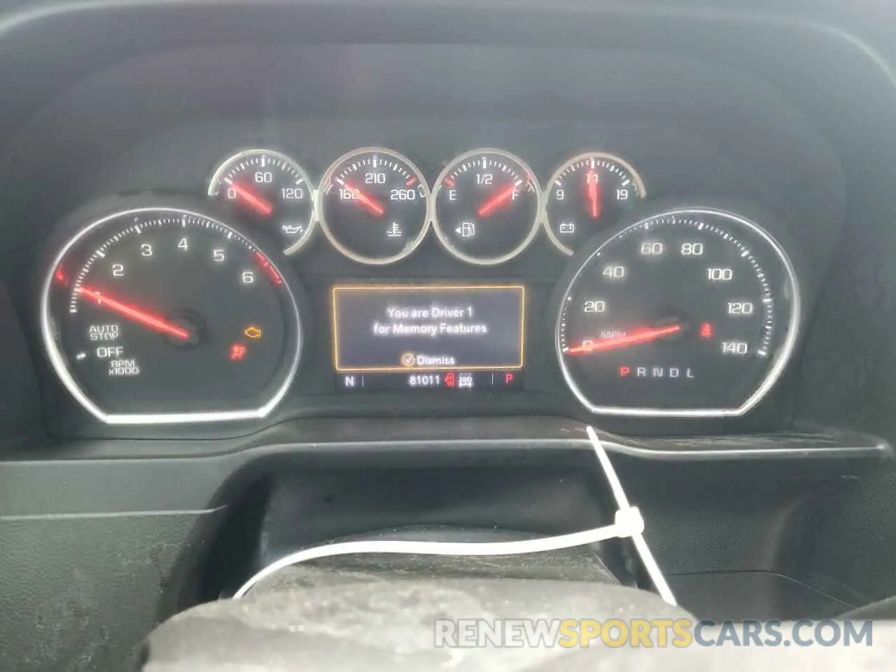 9 Photograph of a damaged car 1GCUYGEL0KZ126010 CHEVROLET ALL Models 2019