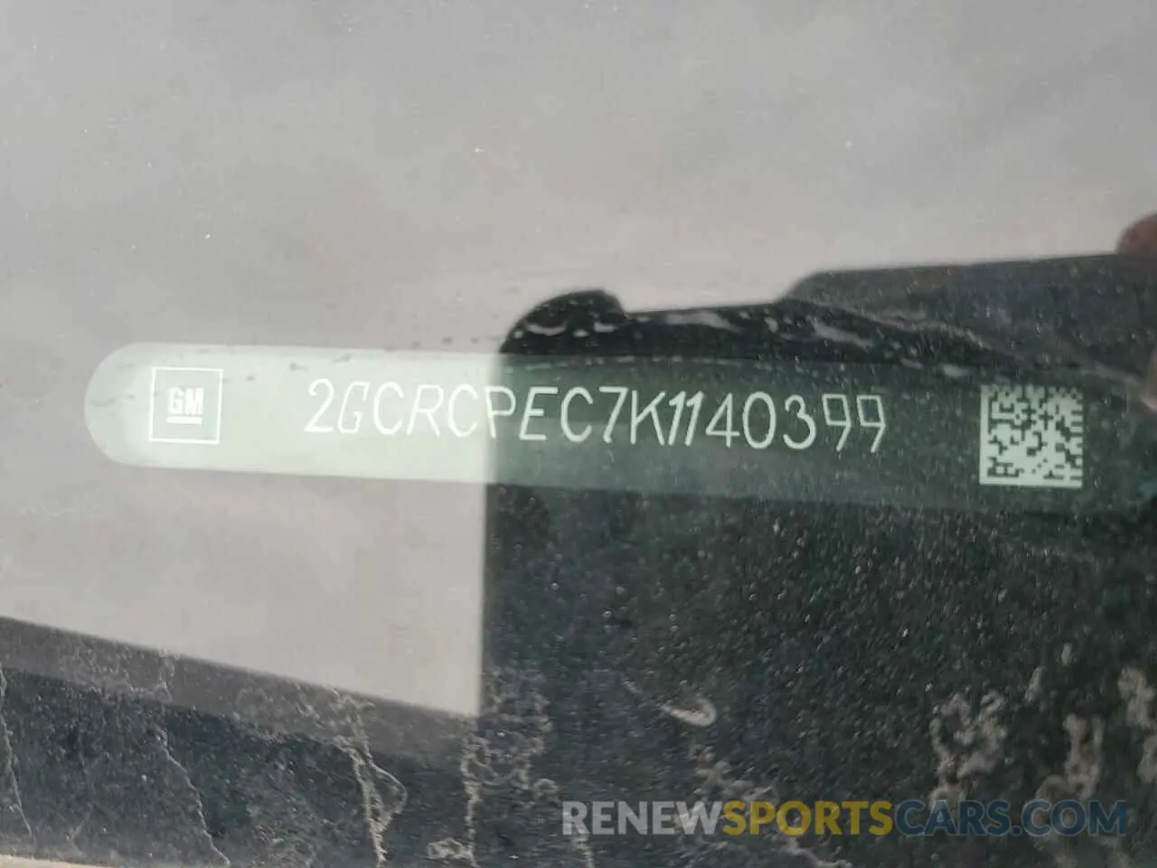 12 Photograph of a damaged car 2GCRCPEC7K1140399 CHEVROLET ALL Models 2019