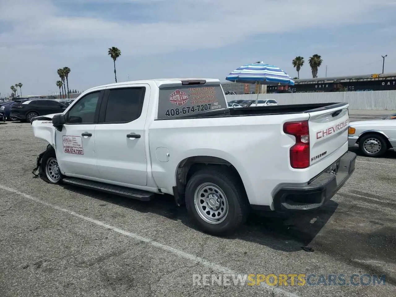 2 Photograph of a damaged car 3GCPWAEH2KG300560 CHEVROLET ALL Models 2019