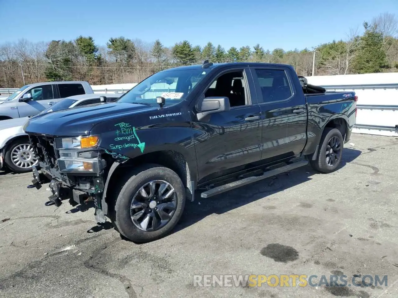 1 Photograph of a damaged car 3GCPYBEH7KG152504 CHEVROLET ALL Models 2019