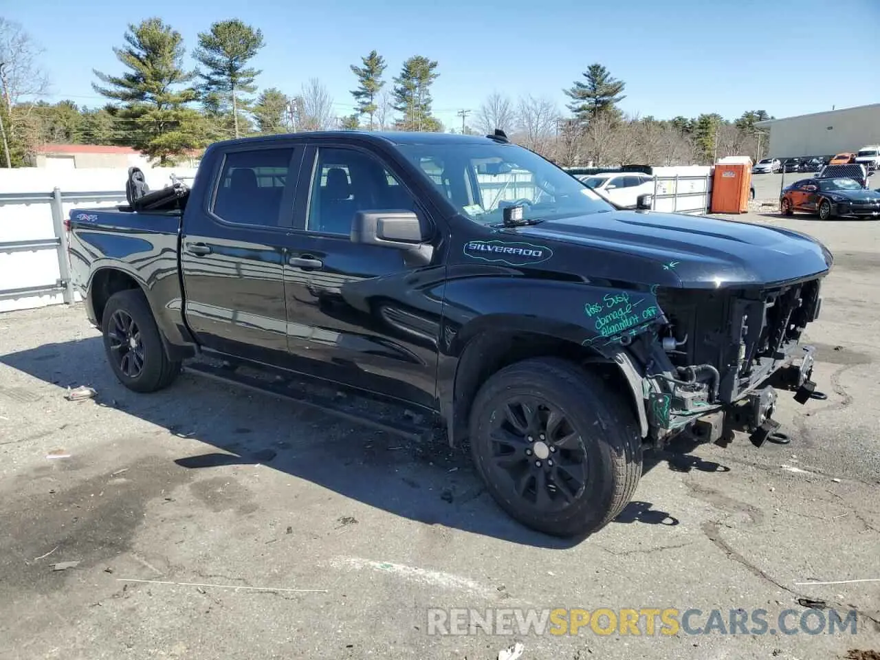 4 Photograph of a damaged car 3GCPYBEH7KG152504 CHEVROLET ALL Models 2019