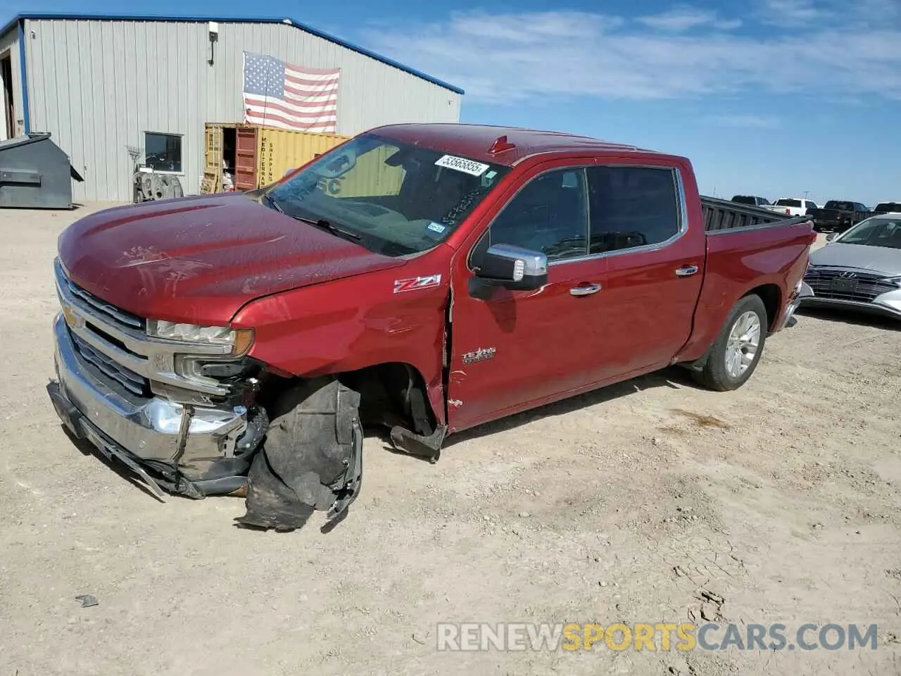1 Photograph of a damaged car 3GCUYGED5KG132684 CHEVROLET ALL Models 2019