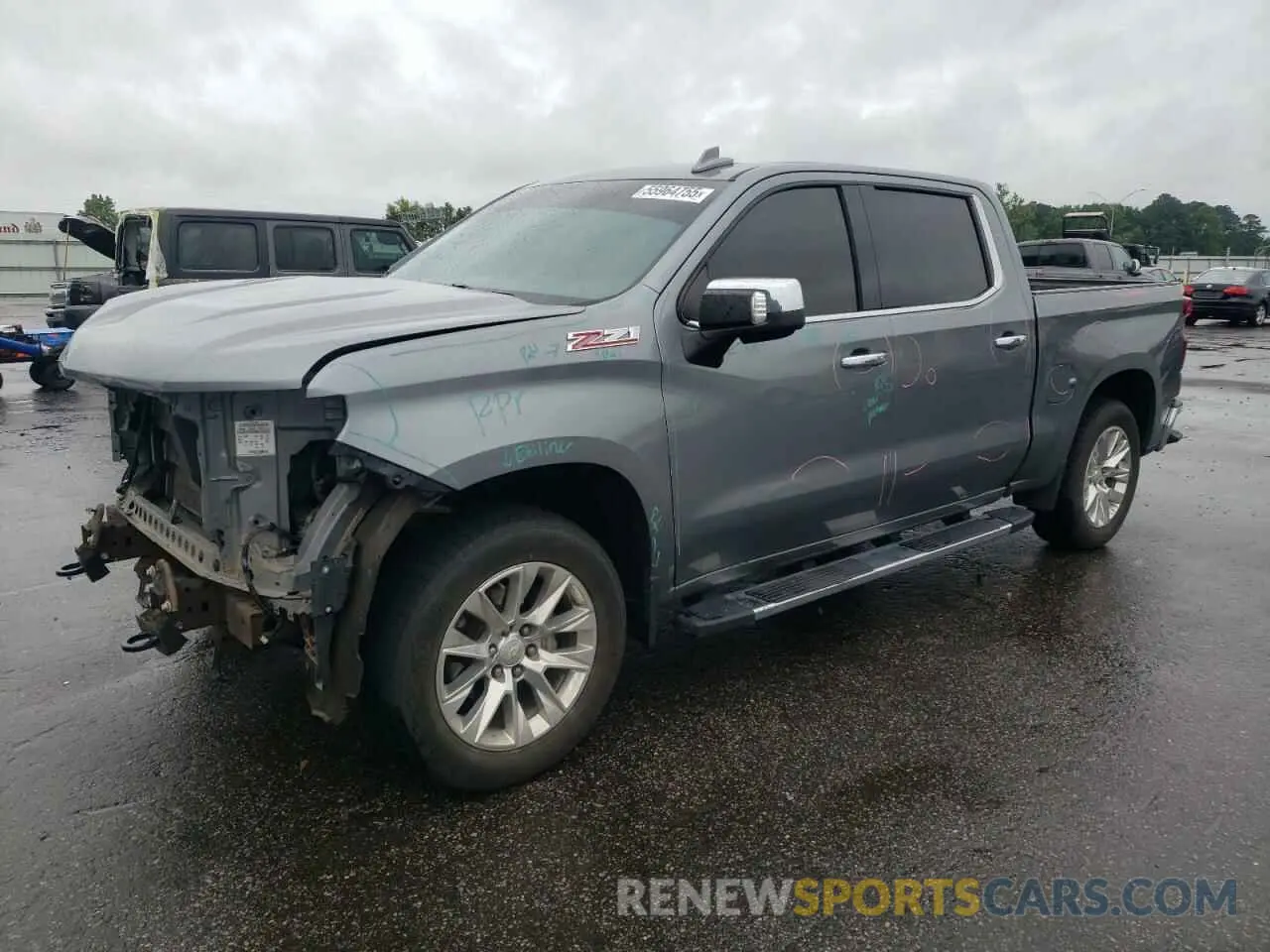 1 Photograph of a damaged car 3GCUYGED8KG139595 CHEVROLET ALL Models 2019