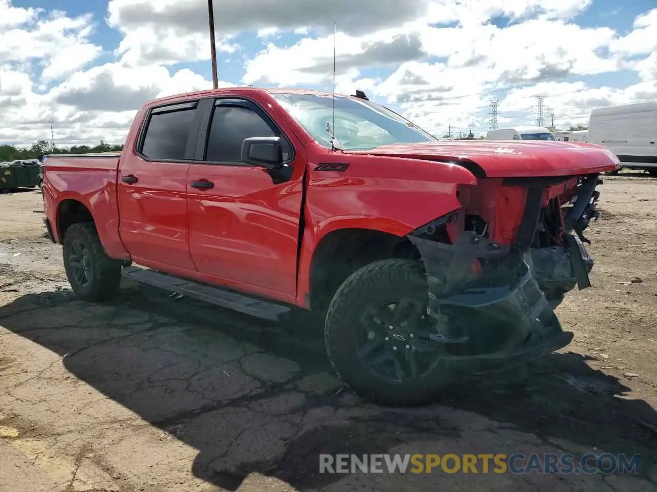 4 Photograph of a damaged car 1GCPYCEF6LZ215579 CHEVROLET ALL Models 2020