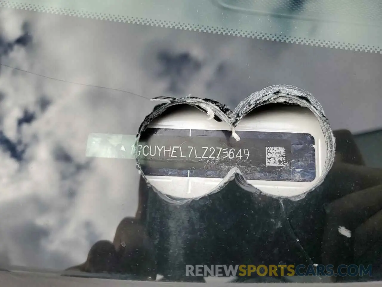 13 Photograph of a damaged car 1GCUYHEL7LZ275649 CHEVROLET ALL Models 2020
