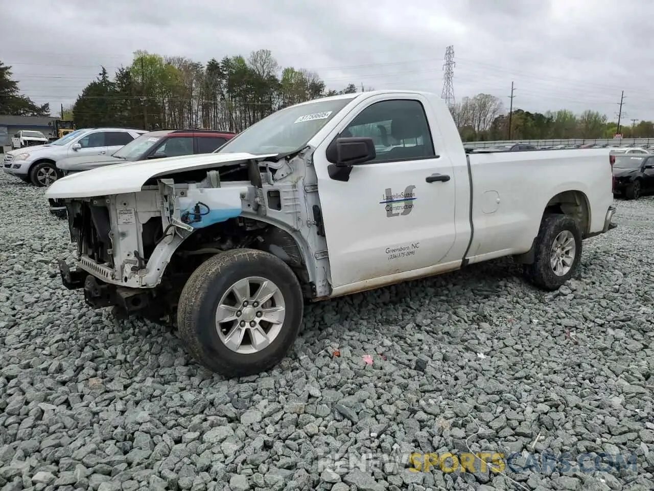 1 Photograph of a damaged car 3GCNWAEF0LG308597 CHEVROLET ALL Models 2020