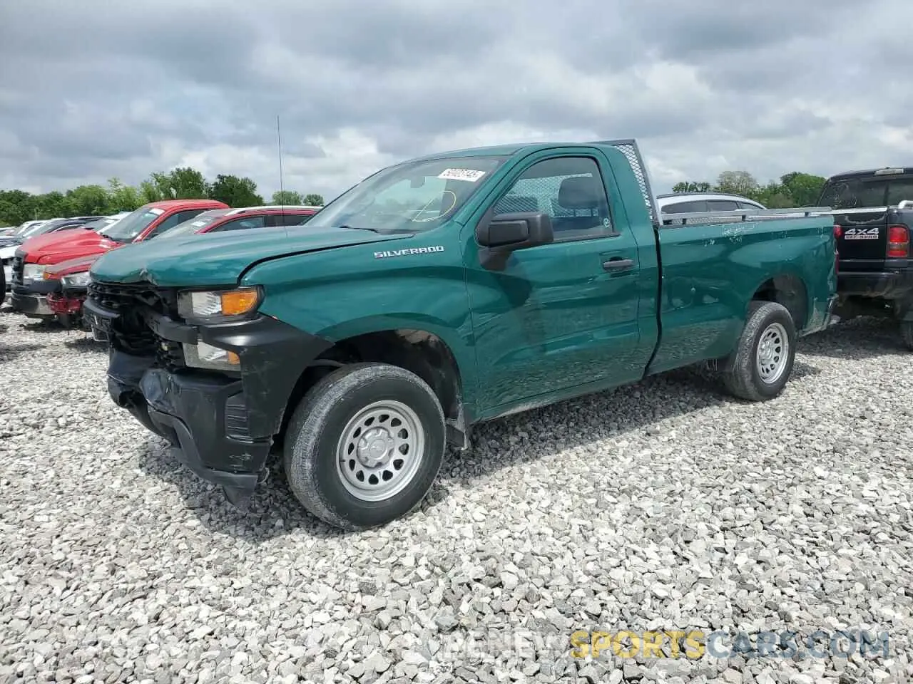 1 Photograph of a damaged car 3GCNWAEH5LG318446 CHEVROLET ALL Models 2020