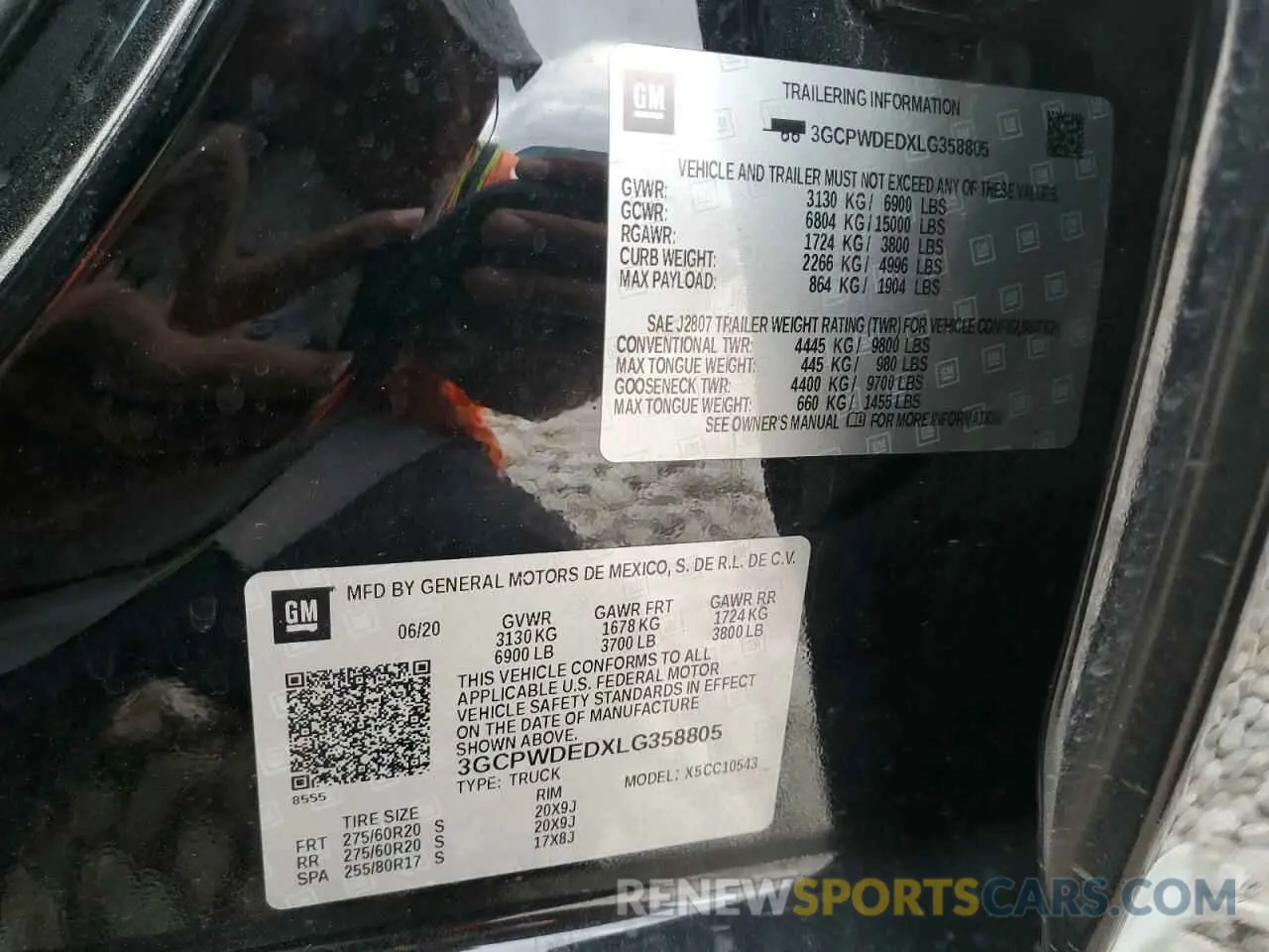 14 Photograph of a damaged car 3GCPWDEDXLG358805 CHEVROLET ALL Models 2020
