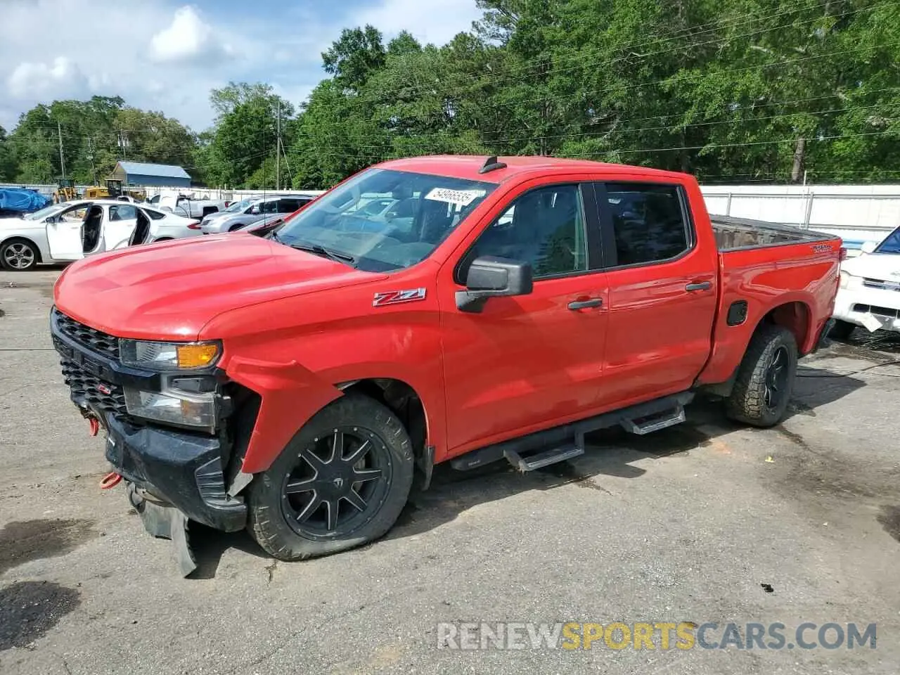 1 Photograph of a damaged car 3GCPYCEFXLG202317 CHEVROLET All Models 2020