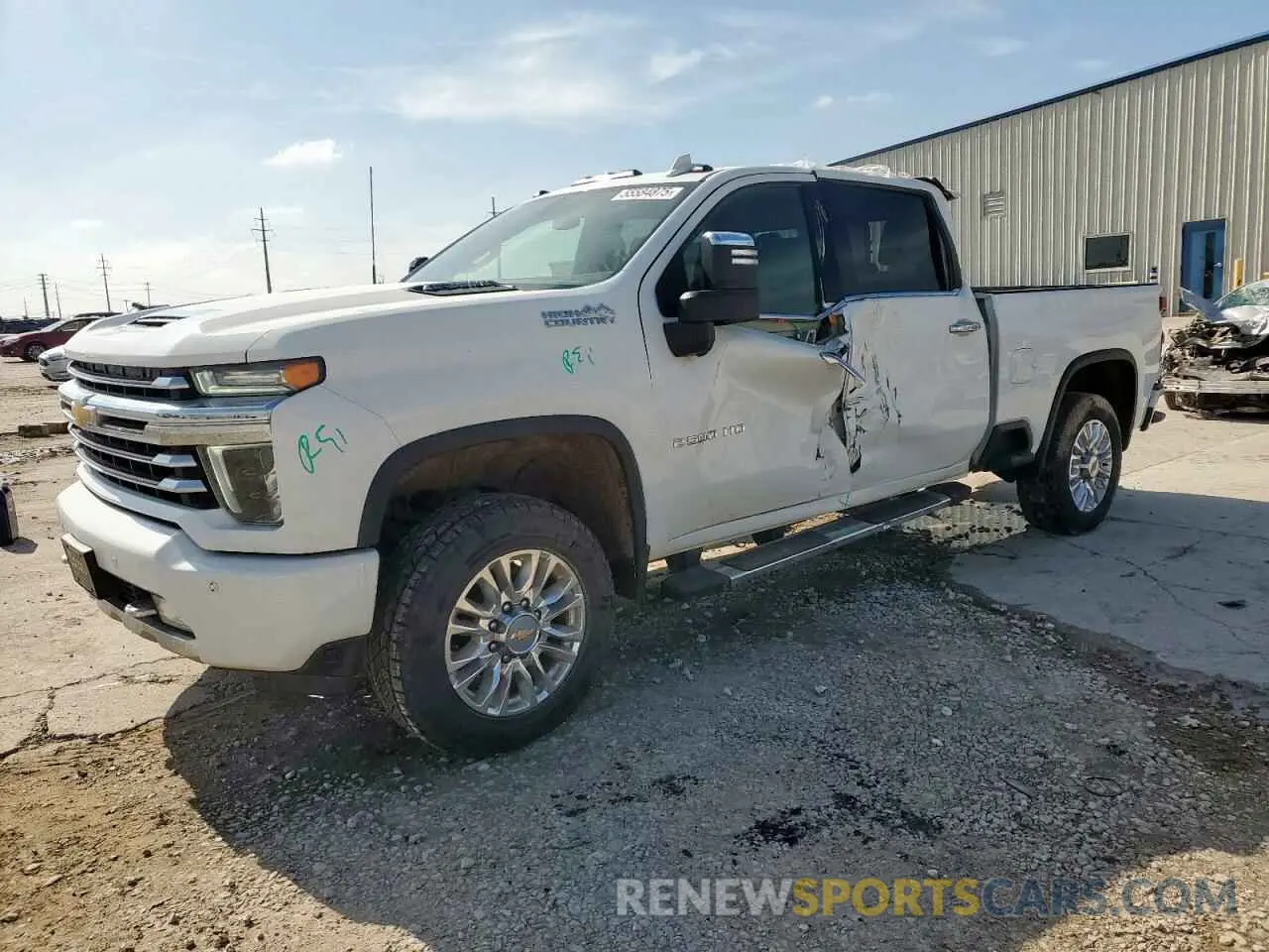 1 Photograph of a damaged car 1GC4YREY1MF214771 CHEVROLET ALL Models 2021