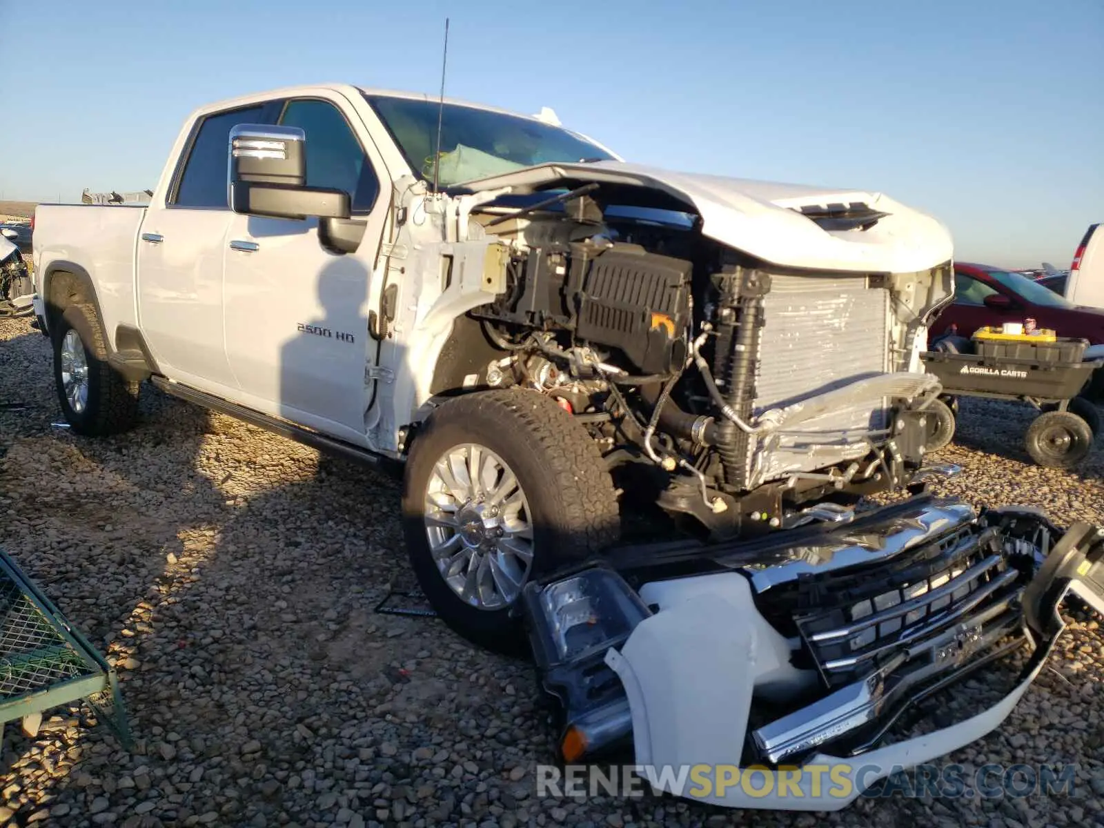 1 Photograph of a damaged car 1GC4YREY5MF184805 CHEVROLET ALL Models 2021