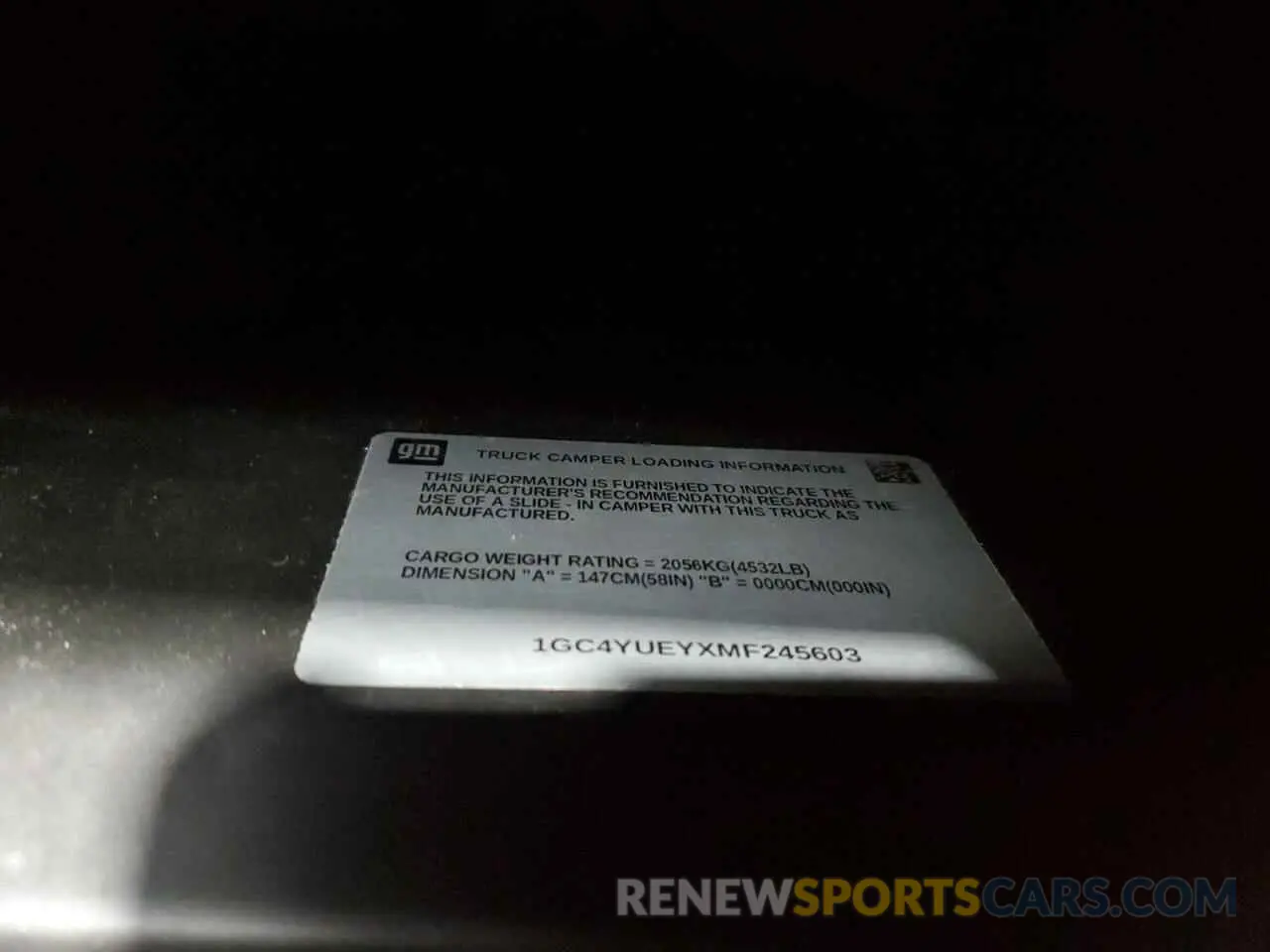 14 Photograph of a damaged car 1GC4YUEYXMF245603 CHEVROLET ALL Models 2021