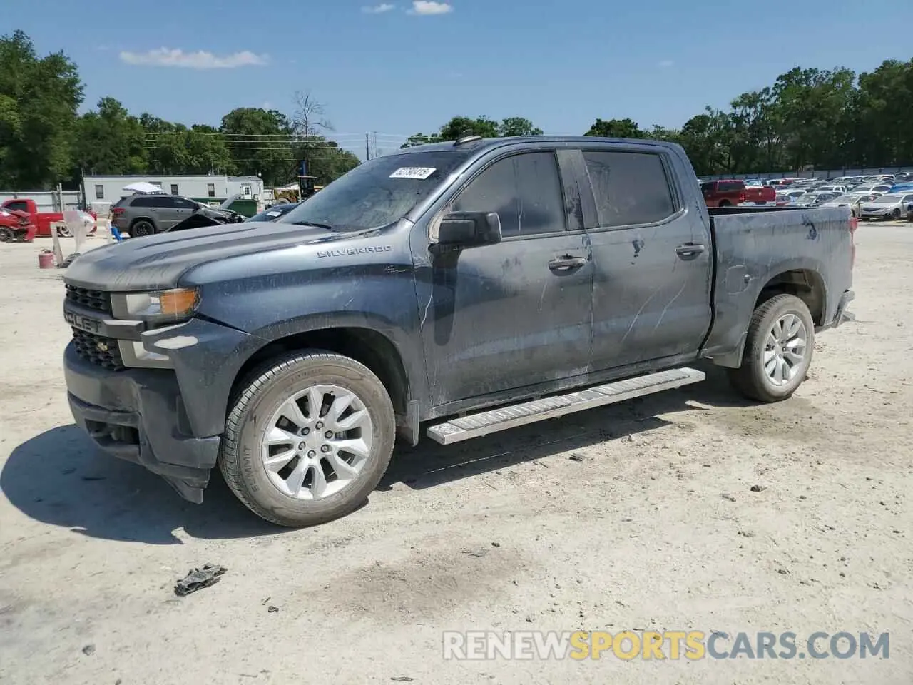 1 Photograph of a damaged car 1GCPWBEK1MZ241845 CHEVROLET ALL Models 2021