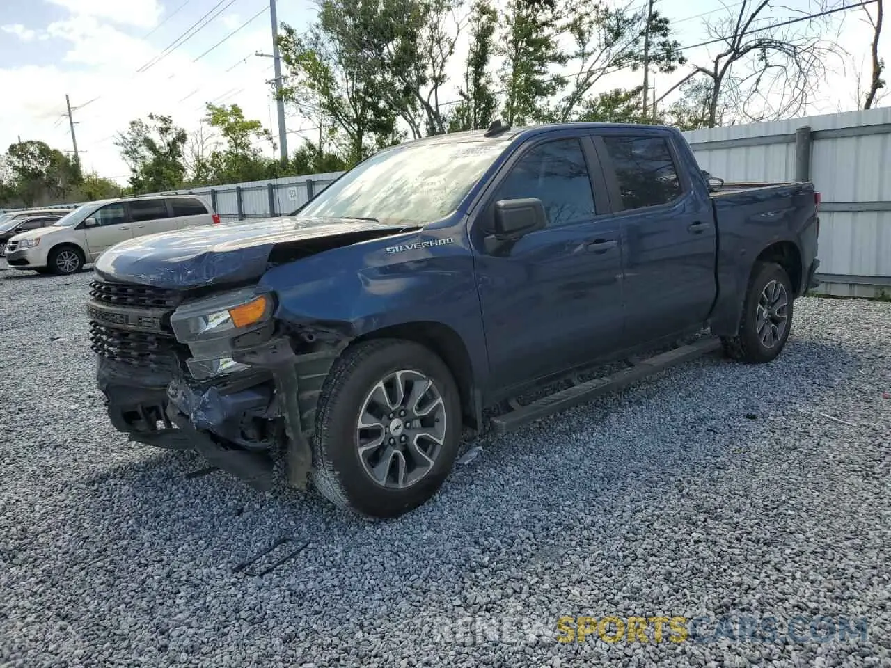 1 Photograph of a damaged car 1GCPWBEK6MZ206489 CHEVROLET ALL Models 2021