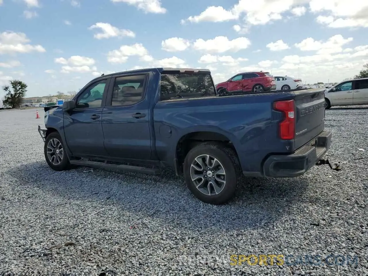 2 Photograph of a damaged car 1GCPWBEK6MZ206489 CHEVROLET ALL Models 2021