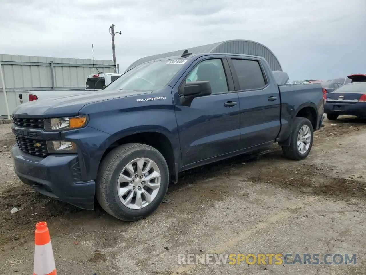 1 Photograph of a damaged car 1GCPWBEKXMZ355536 CHEVROLET ALL Models 2021