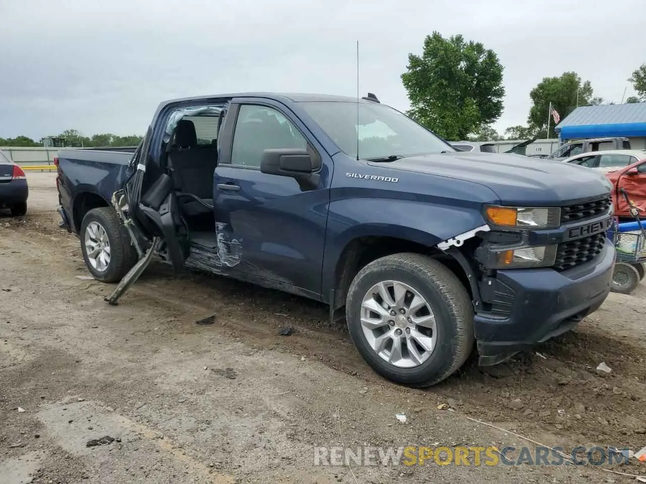 4 Photograph of a damaged car 1GCPWBEKXMZ355536 CHEVROLET ALL Models 2021