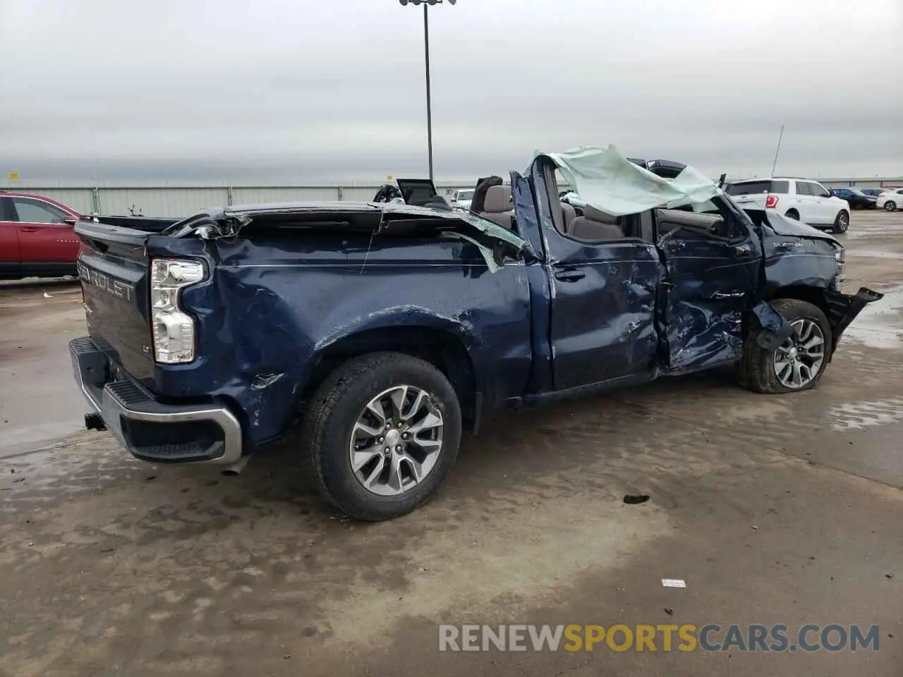 3 Photograph of a damaged car 1GCPWCED6MZ204796 CHEVROLET ALL Models 2021