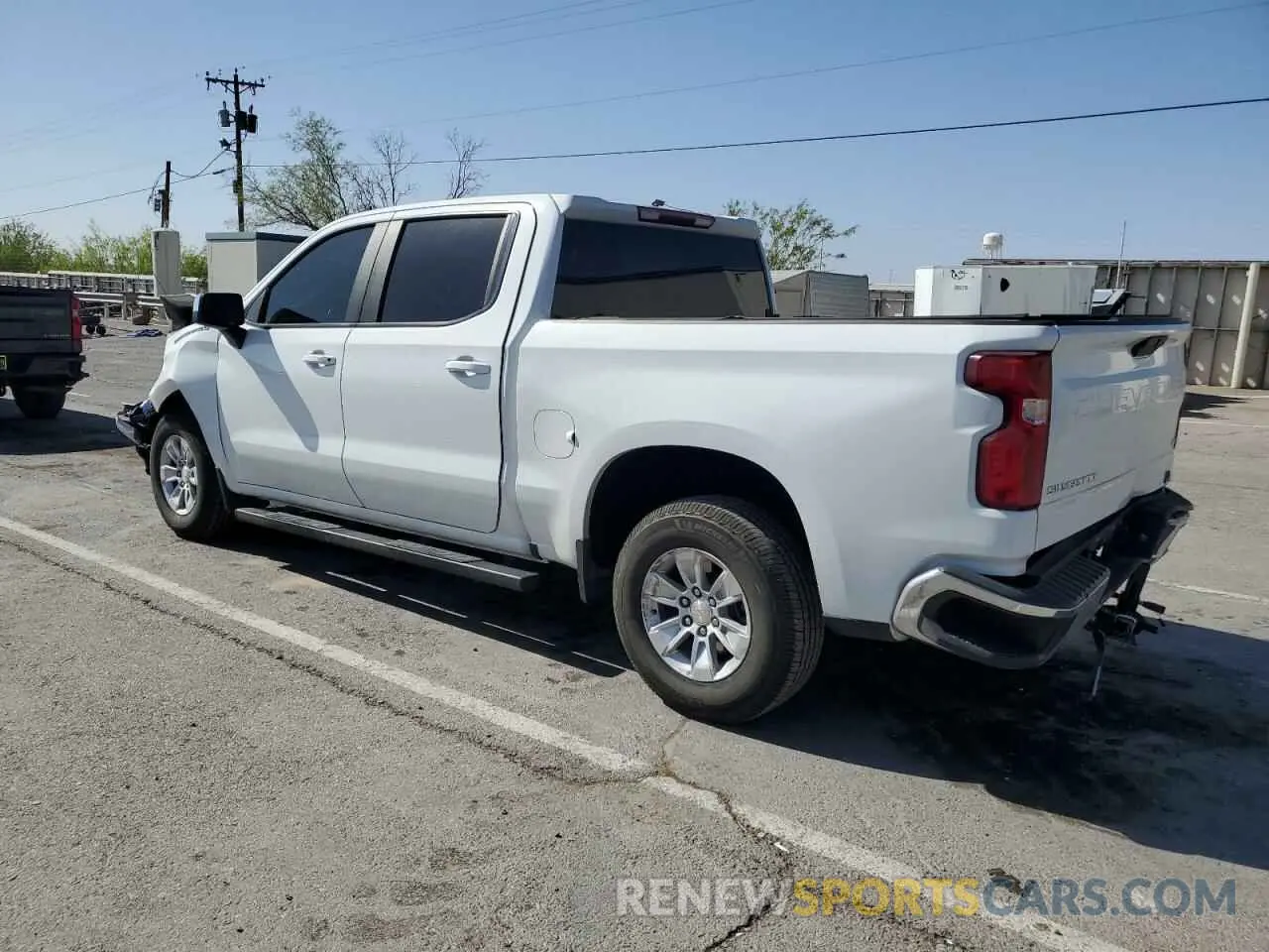 2 Photograph of a damaged car 1GCPWCED9MZ203898 CHEVROLET ALL Models 2021