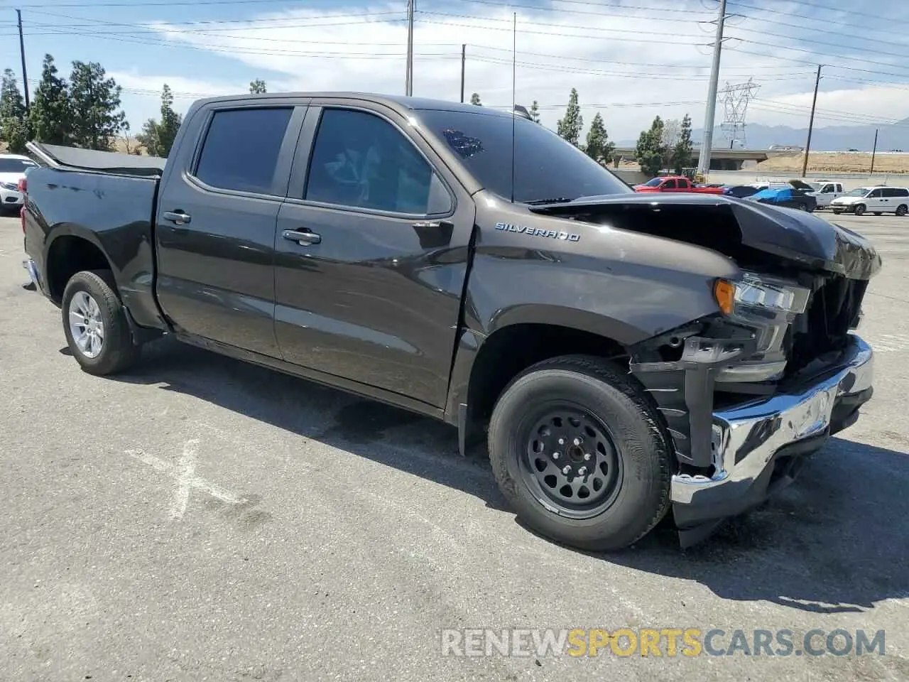 4 Photograph of a damaged car 1GCPWCED9MZ278472 CHEVROLET ALL Models 2021