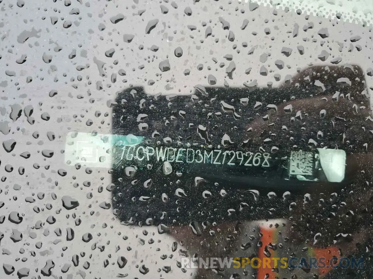 12 Photograph of a damaged car 1GCPWDED3MZ129268 CHEVROLET ALL Models 2021