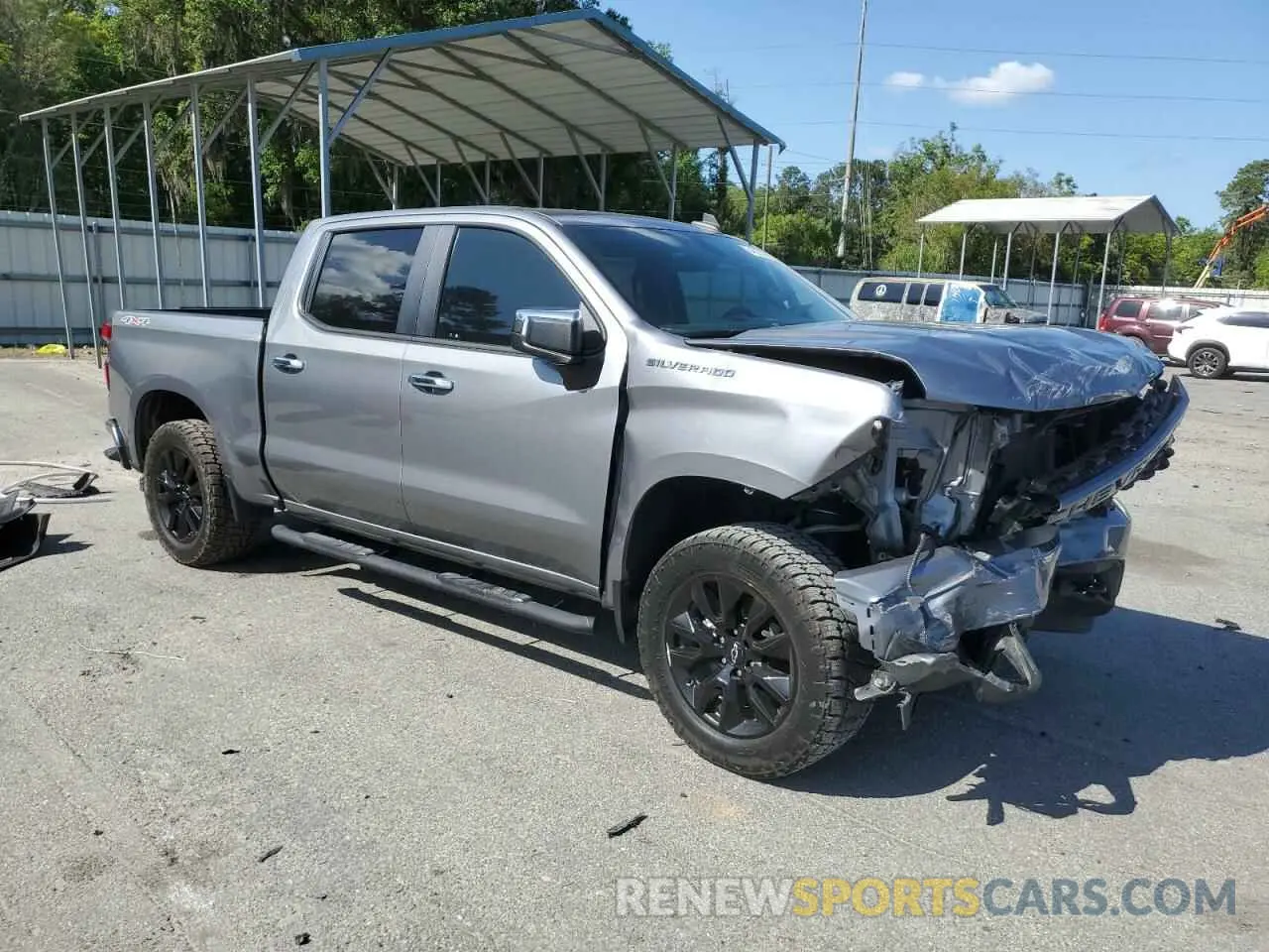 4 Photograph of a damaged car 1GCPYBEH3MZ149229 CHEVROLET ALL Models 2021