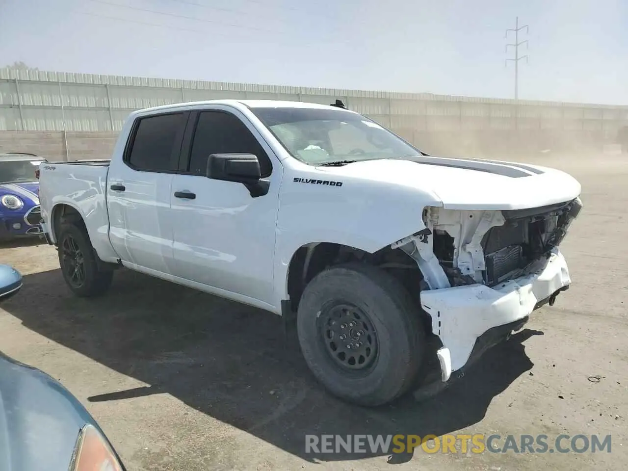 4 Photograph of a damaged car 1GCPYBEK1MZ231889 CHEVROLET ALL Models 2021