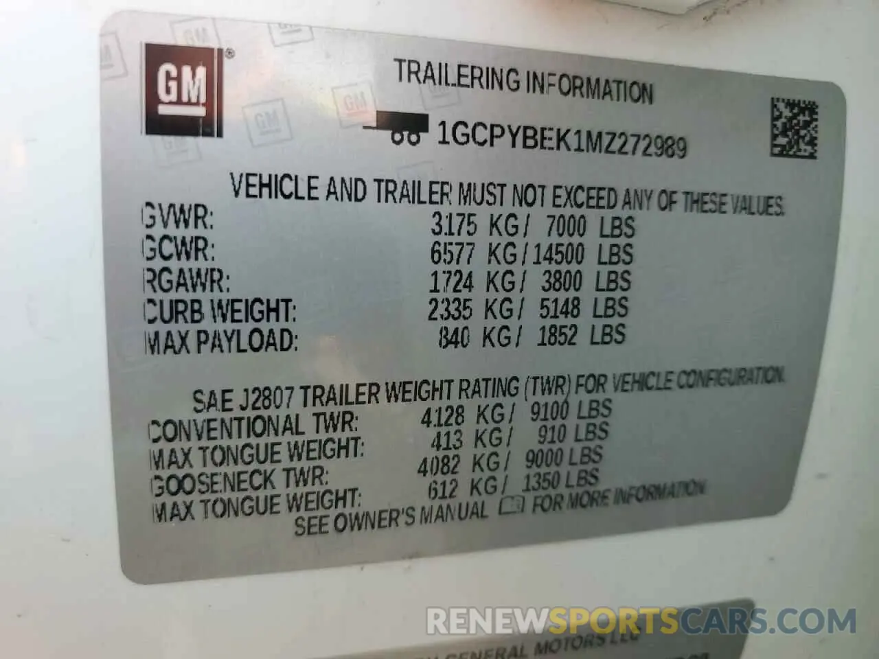 13 Photograph of a damaged car 1GCPYBEK1MZ272989 CHEVROLET ALL Models 2021