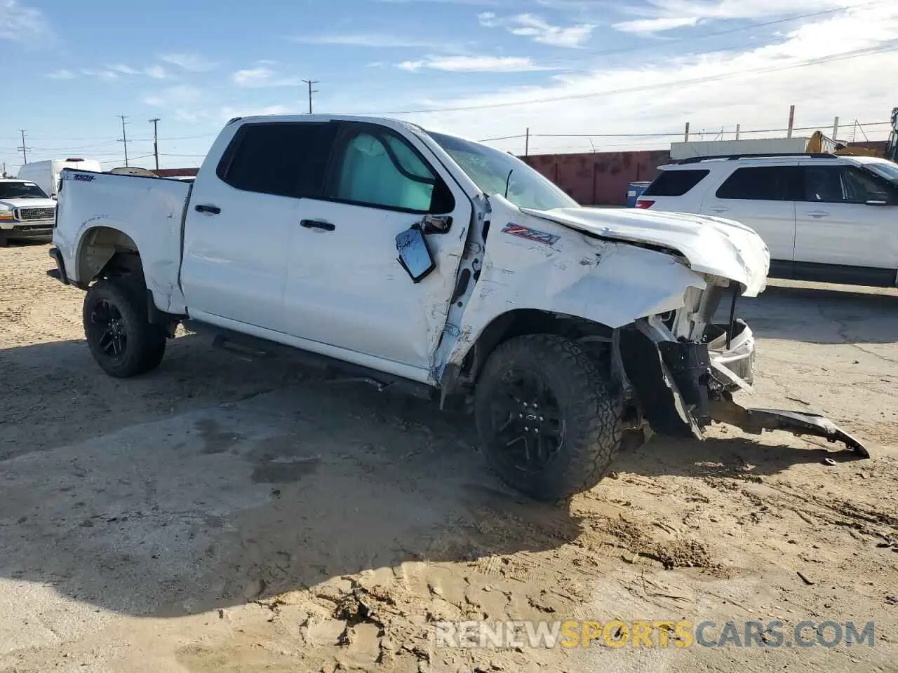 4 Photograph of a damaged car 1GCPYCEF2MZ280981 CHEVROLET ALL Models 2021