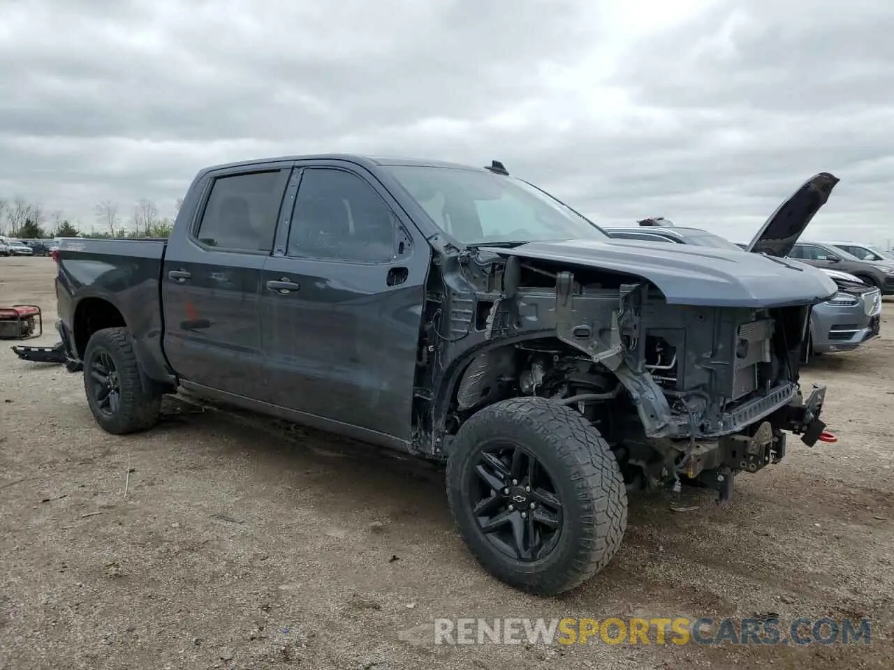 4 Photograph of a damaged car 1GCPYCEF4MZ392990 CHEVROLET ALL Models 2021