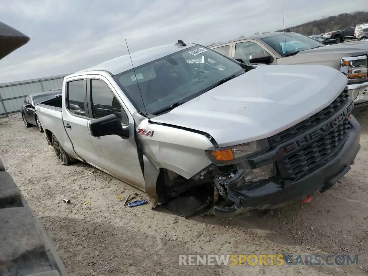 4 Photograph of a damaged car 1GCPYCEFXMZ236372 CHEVROLET ALL Models 2021