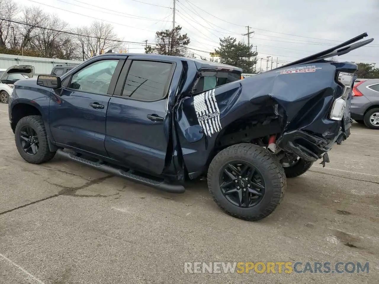 2 Photograph of a damaged car 1GCPYFED3MZ282089 CHEVROLET ALL Models 2021
