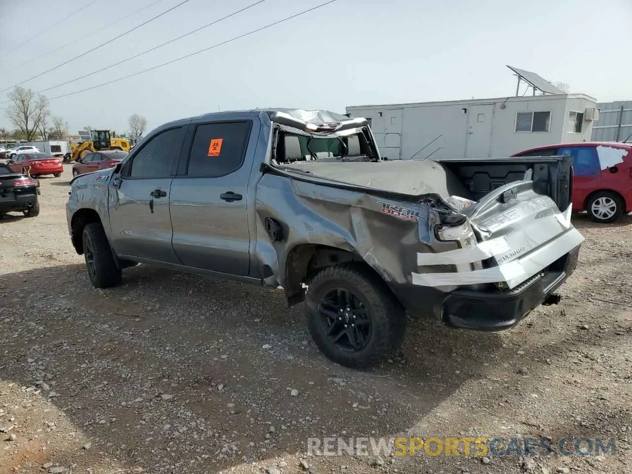 2 Photograph of a damaged car 1GCPYFED7MZ128002 CHEVROLET ALL Models 2021