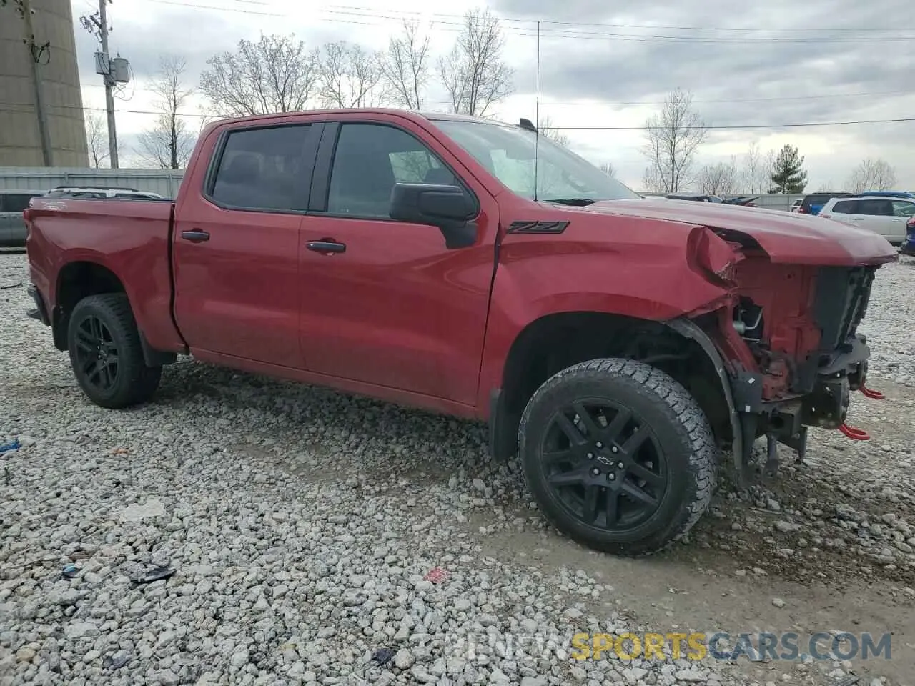 4 Photograph of a damaged car 1GCPYFED8MZ266602 CHEVROLET ALL Models 2021