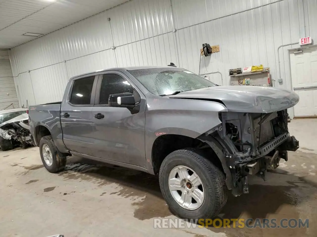 4 Photograph of a damaged car 1GCPYFEL6MZ230298 CHEVROLET ALL Models 2021