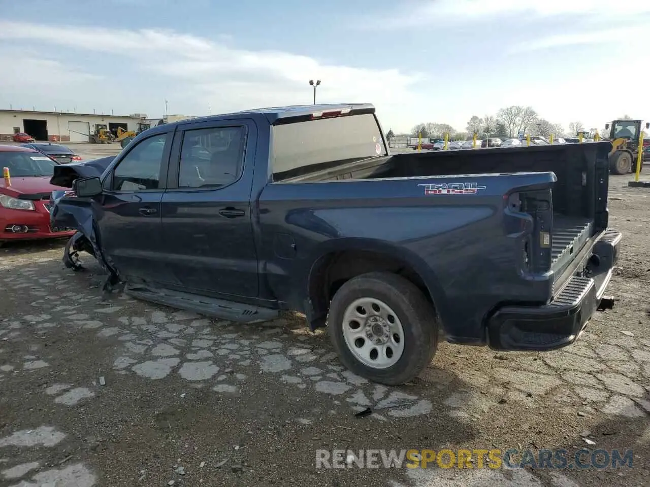 2 Photograph of a damaged car 1GCPYFELXMZ117437 CHEVROLET ALL Models 2021