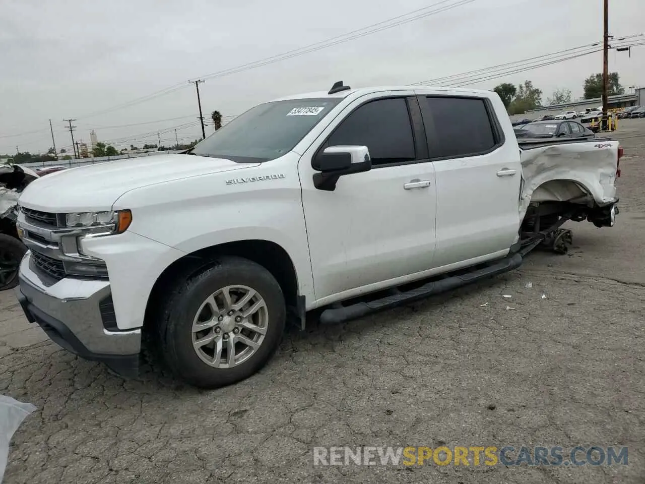 1 Photograph of a damaged car 1GCPYJEK7MZ431055 CHEVROLET ALL Models 2021