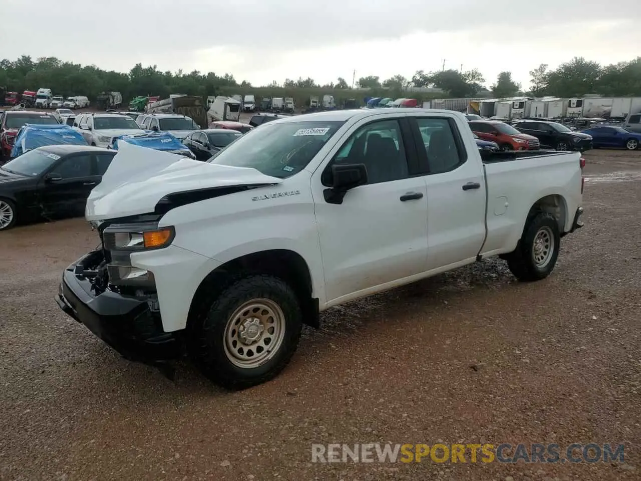 1 Photograph of a damaged car 1GCRWAEF2MZ106928 CHEVROLET ALL Models 2021