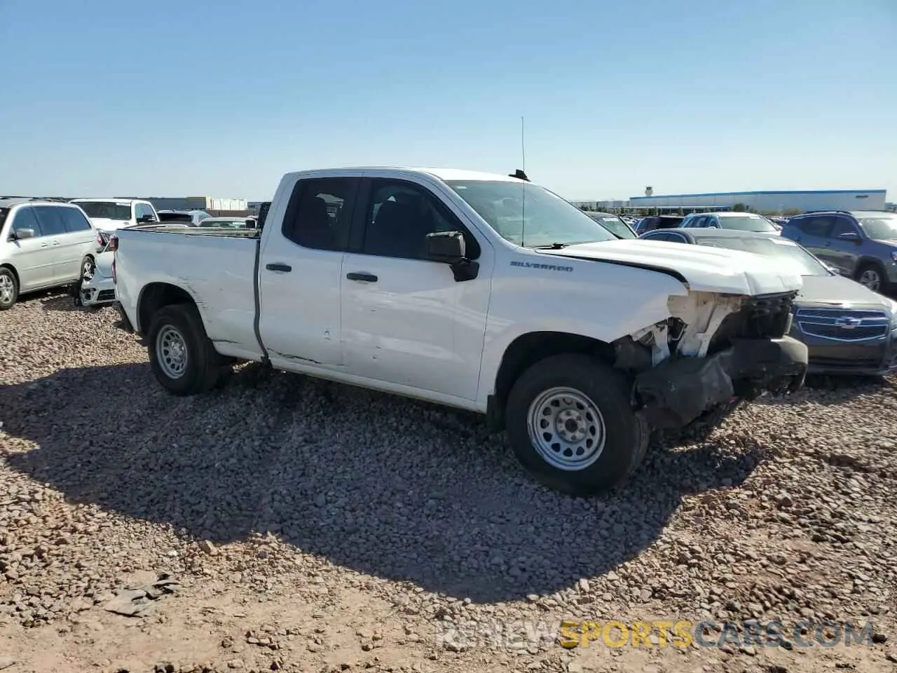 4 Photograph of a damaged car 1GCRWAEHXMZ136132 CHEVROLET ALL Models 2021