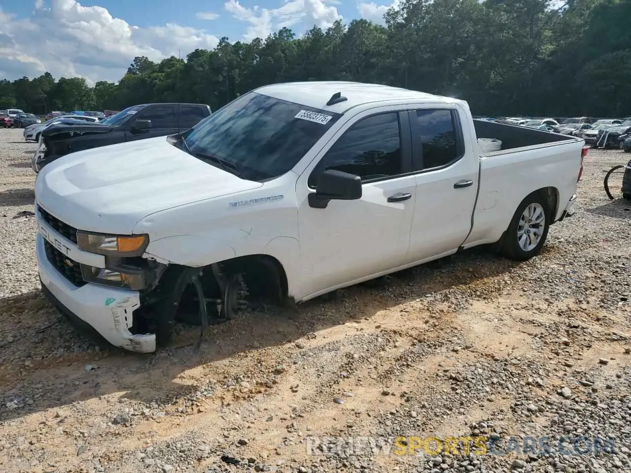 1 Photograph of a damaged car 1GCRWBEK3MZ372591 CHEVROLET ALL Models 2021
