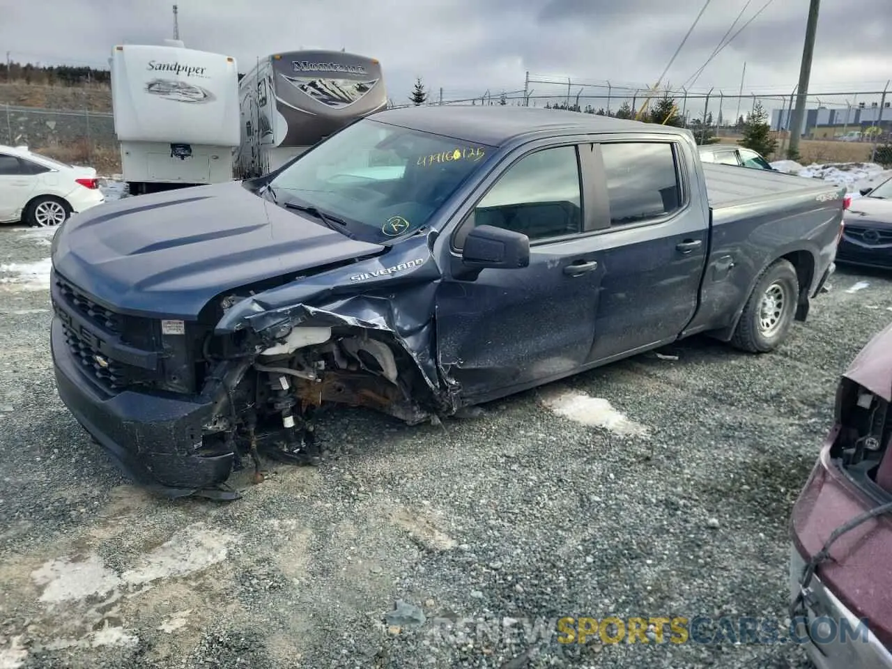 1 Photograph of a damaged car 1GCUYAEF0MZ301723 CHEVROLET ALL Models 2021