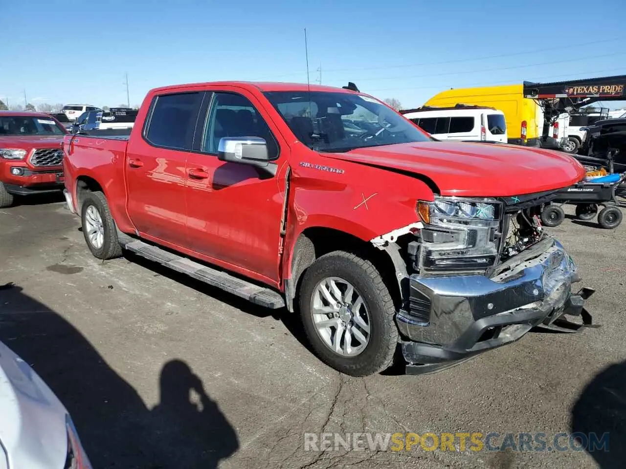 4 Photograph of a damaged car 1GCUYDED5MZ334653 CHEVROLET ALL Models 2021